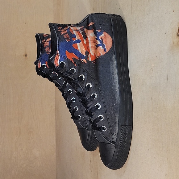 Converse Chuck Taylor All Star X Andy Warhol Self Portrait Rare Shoes - Picture 5 of 12